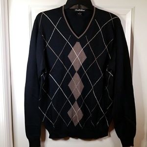 Arnold Palmer Classic Argyll Sweater Mens Small